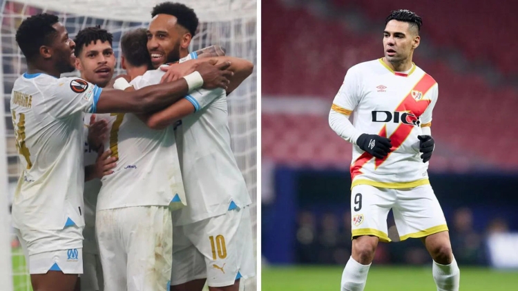 img of Falcao y Aubameyang comparten récord